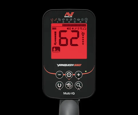 Rize Minelab Vanquish 540 Pro Pack - VANQUISH ekran ve saha kontrolü